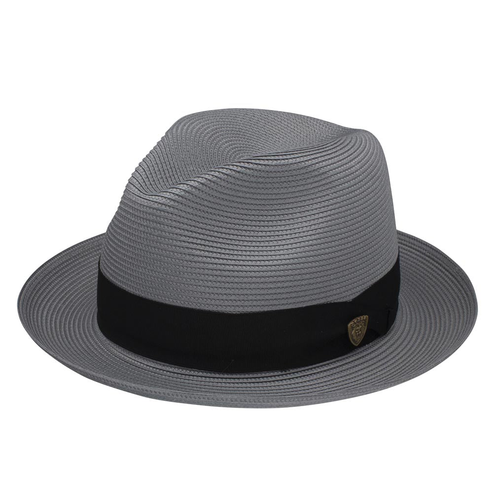 Dobbs Rosebud Grey Florentine Milan Straw Hat