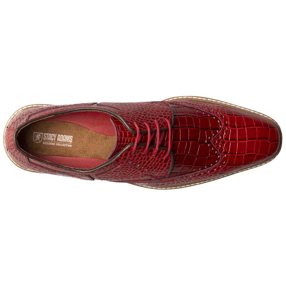 Alario Wingtip Oxford | Stacy Adams Dress Shoes in Red for Men