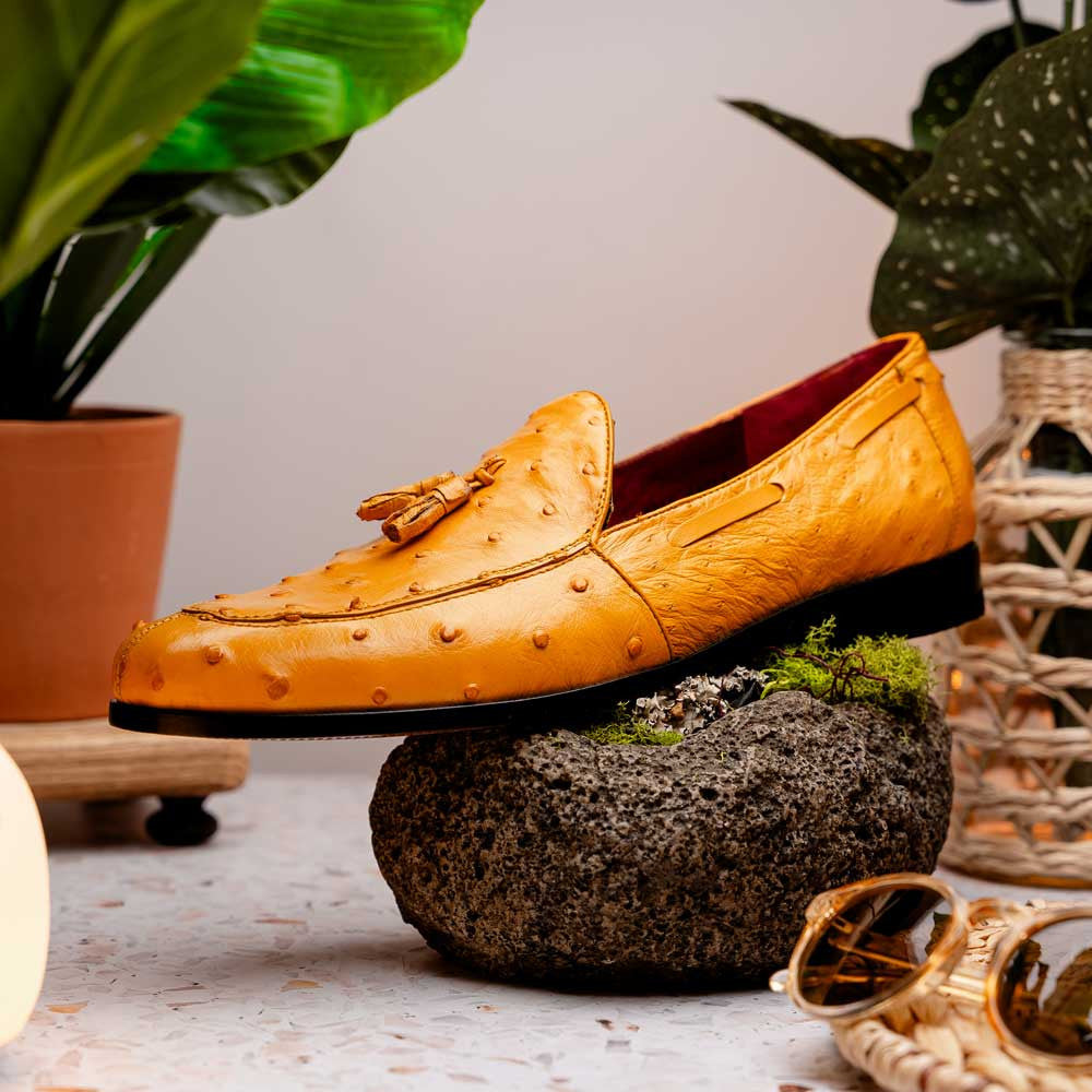 Marco Di Milano Aubiere Buttercup Ostrich Loafers