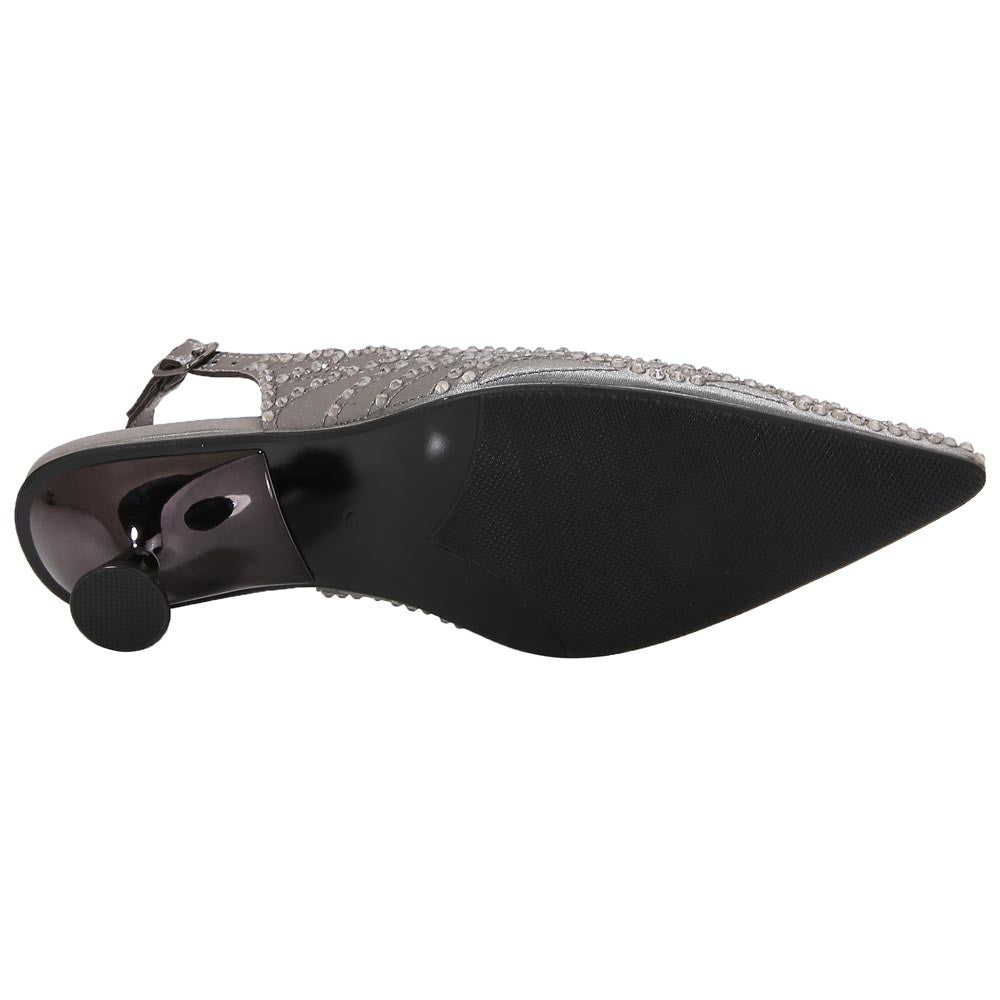 Lady Couture Kaite Pump 2" Heel in Pewter