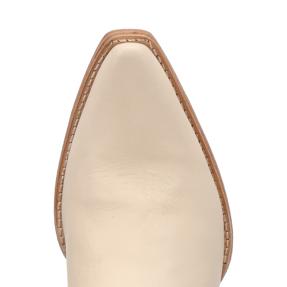 Dan Post Heartland Bone Leather Snip Toe Zipper Western Cowgirl Boots