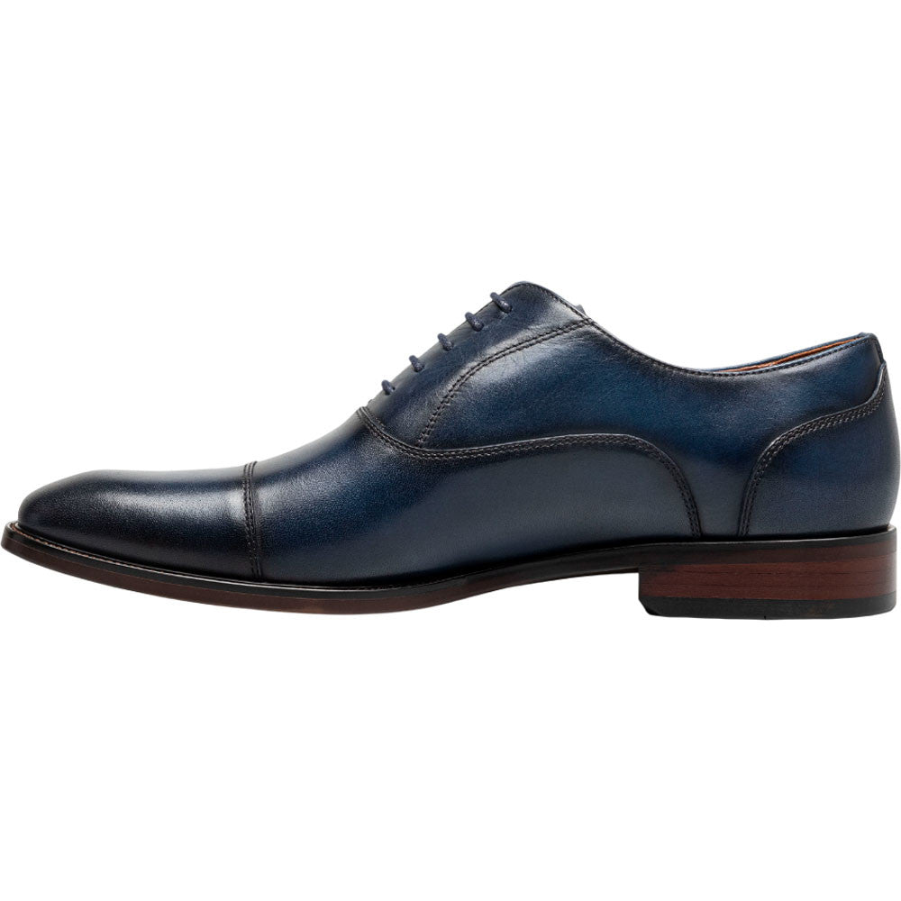 Florsheim Sorrento Navy Lux Cap Toe Balmoral Oxford Men's Shoes