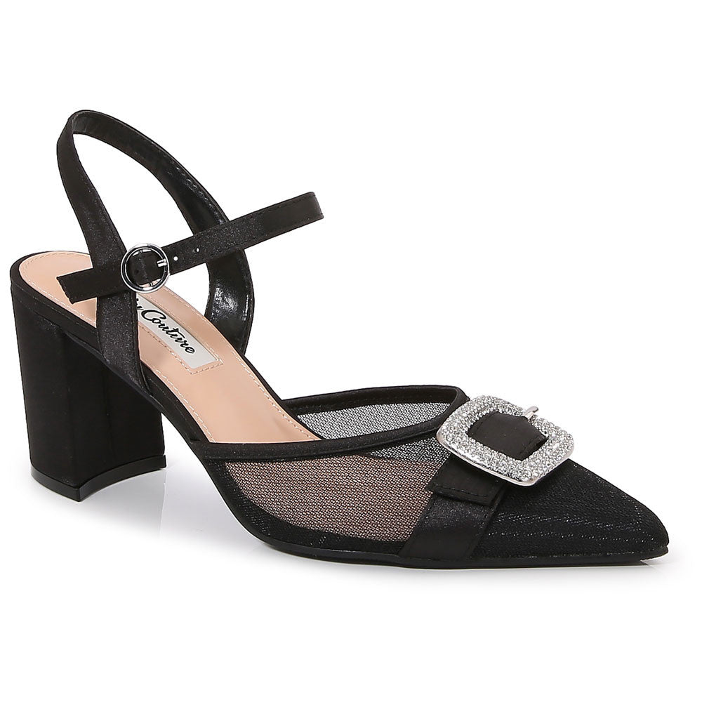 Lady Couture Bianca 3” Heel Pump in Black