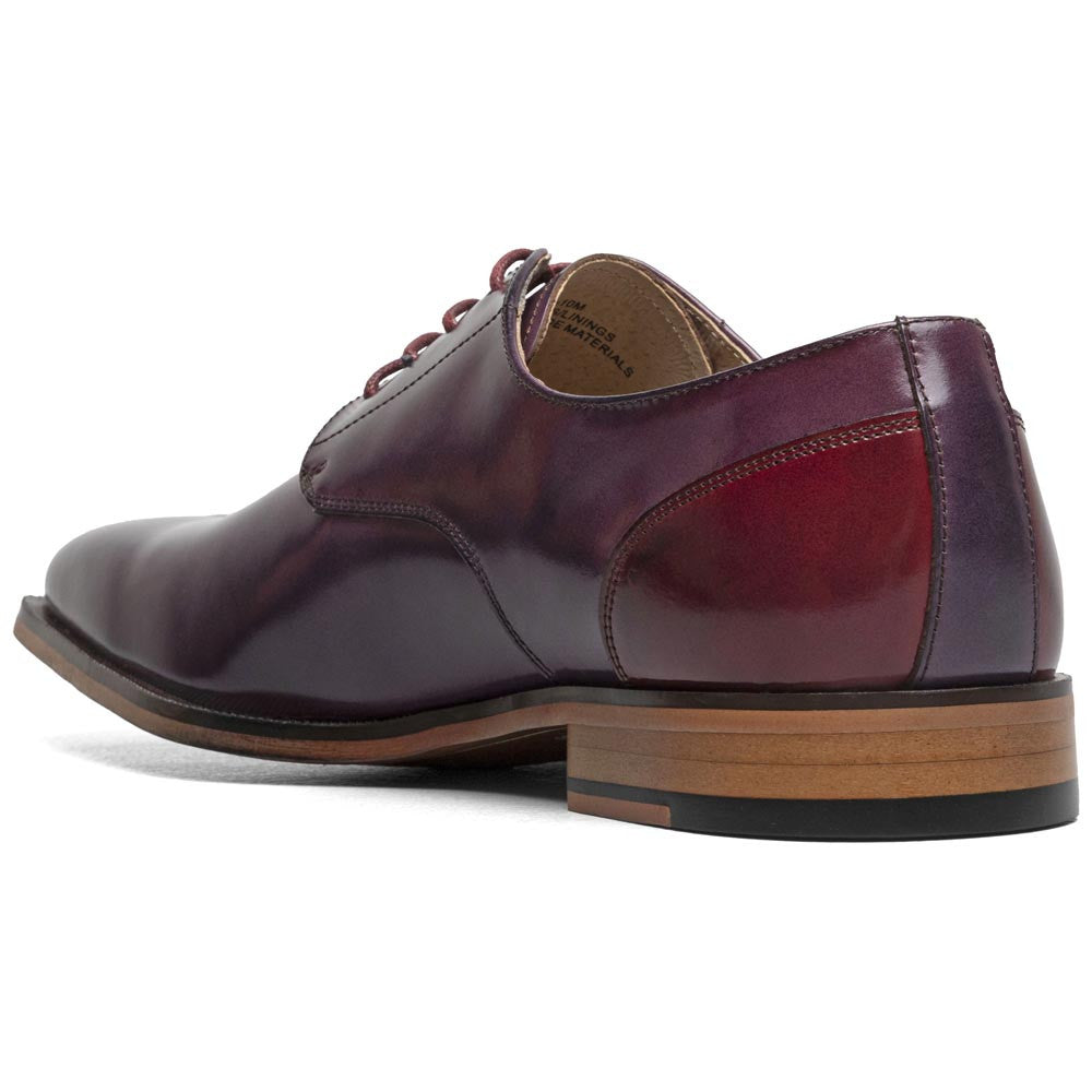 Palmento Modified Cap Toe Oxford | Stacy Adams Dress Shoes in Burgundy Multi for Men