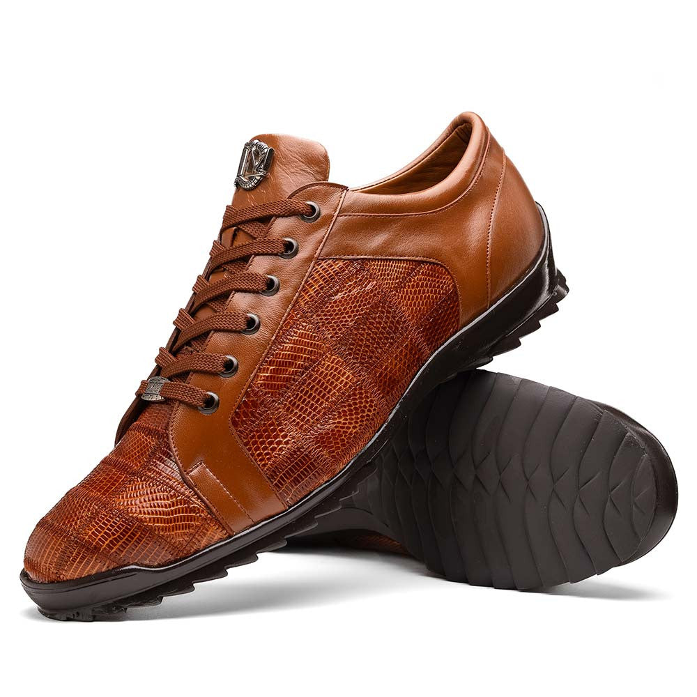 Marco Di Milano Bari Cognac Lizard Sneakers