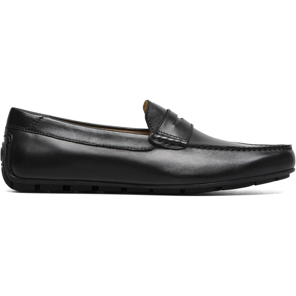 Florsheim Motor Smooth Moc Toe Penny Driver Black Men's Shoes