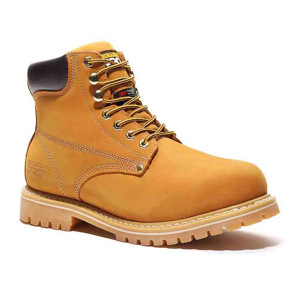 Bonanza Forester Pro 6" 3M™ Insulated Tan Nubuck Leather Mens Work Boot