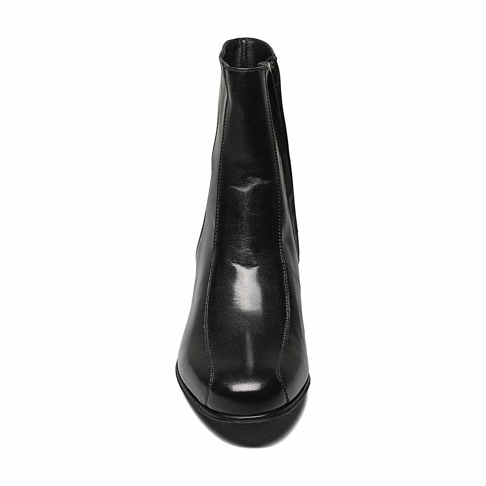 Florsheim Duke Zipper Black Bike Toe Boots