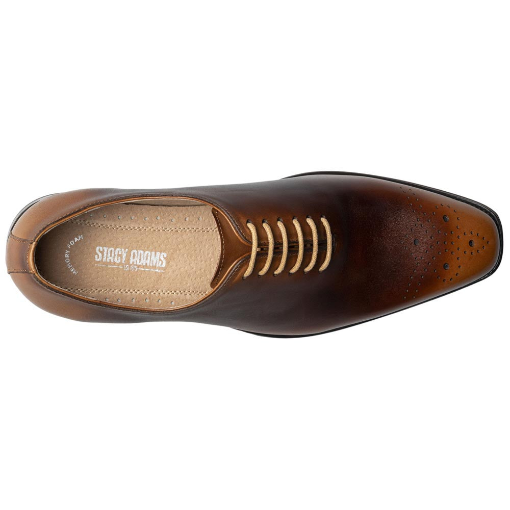 Hallquist Plain Toe Oxford | Stacy Adams Dress Shoes in Toffee for Men