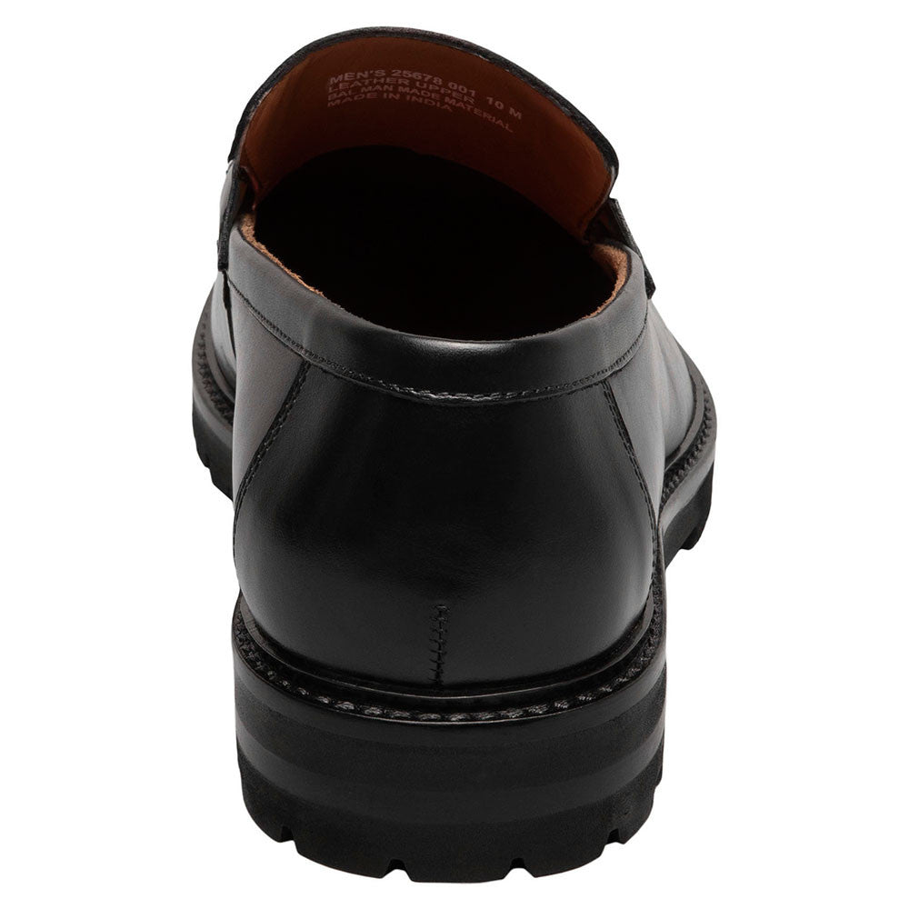 Stacy Adams Hale Black Men’s Moc Toe Bit Slip-On Shoes