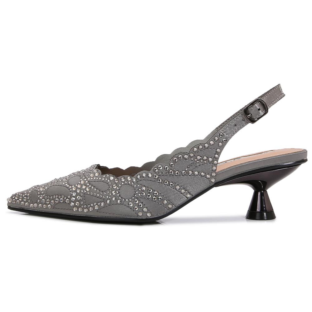Lady Couture Kaite Pump 2" Heel in Pewter