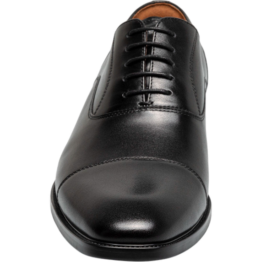 Florsheim Sorrento Black Lux Cap Toe Balmoral Oxford Men's Shoes