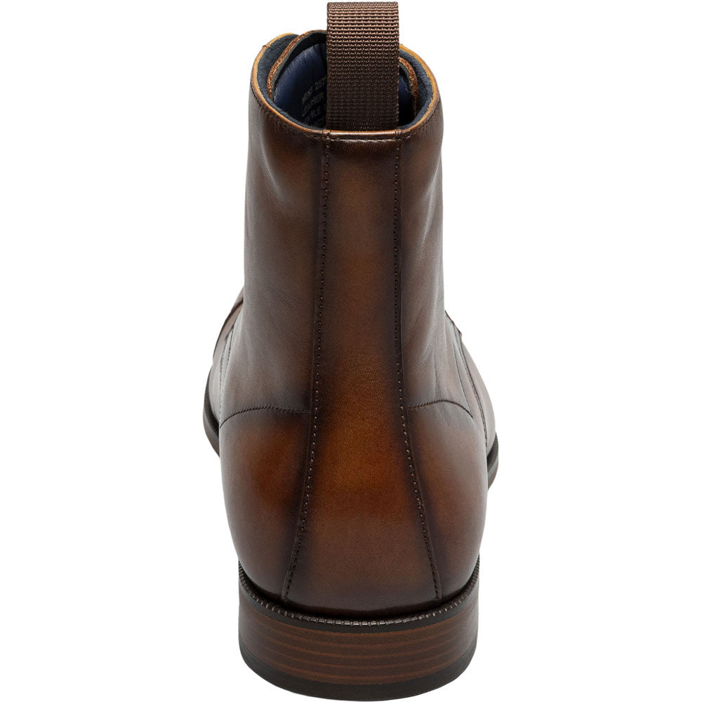Stacy Adams Henry Cap Toe Lace Up Boot in Tan