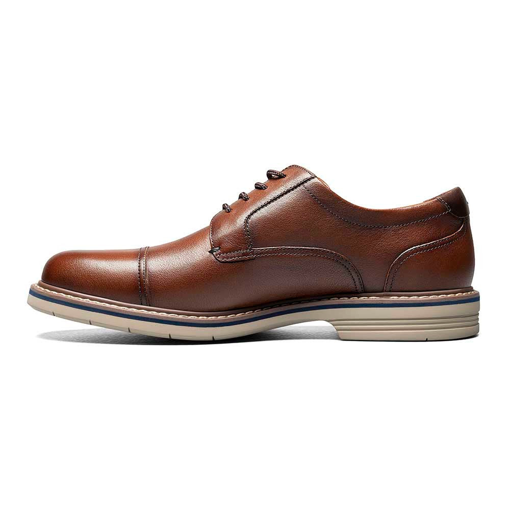 Florsheim Norwalk Cognac CH Soft Leather Cap Toe Casual Derby (USA Men Size)