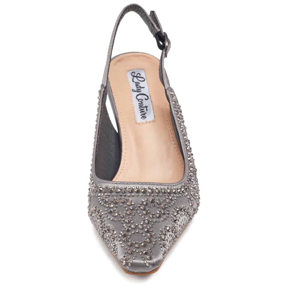 Lady Couture Lucy Pumps 2.5" Heels in Pewter