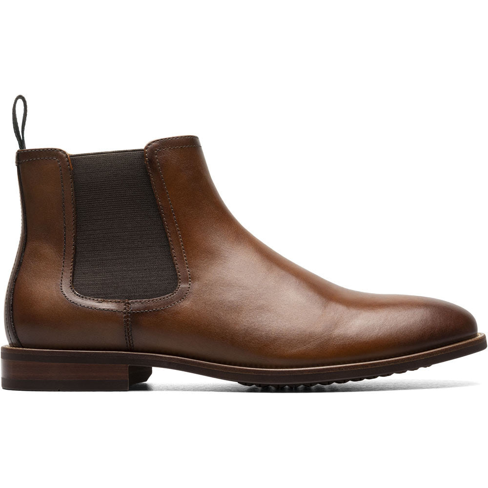 Florsheim Rucci Cognac Smooth Leather Plain Toe Gore Chukka Boots (USA Men Size)