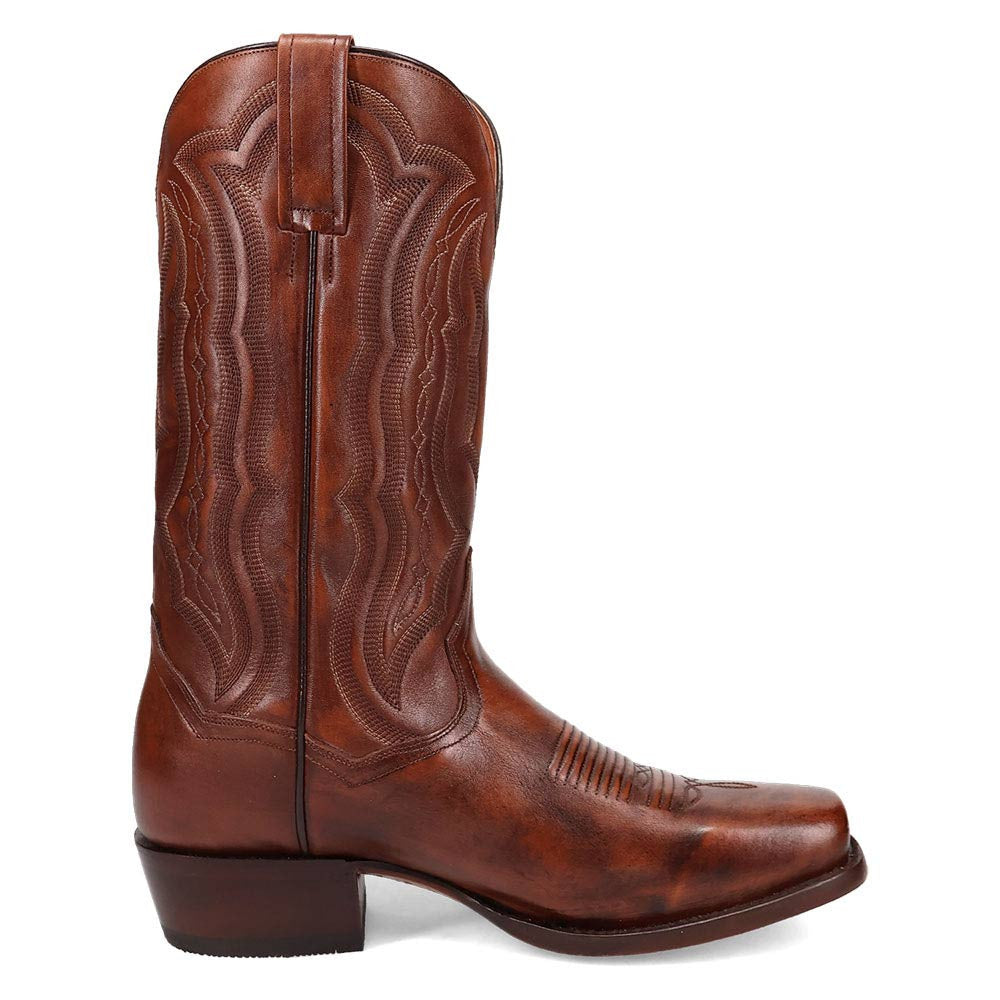 Dan Post Wade Honey Leather Cowboy Square Toe Western Cowboy Boot (US Men Size)