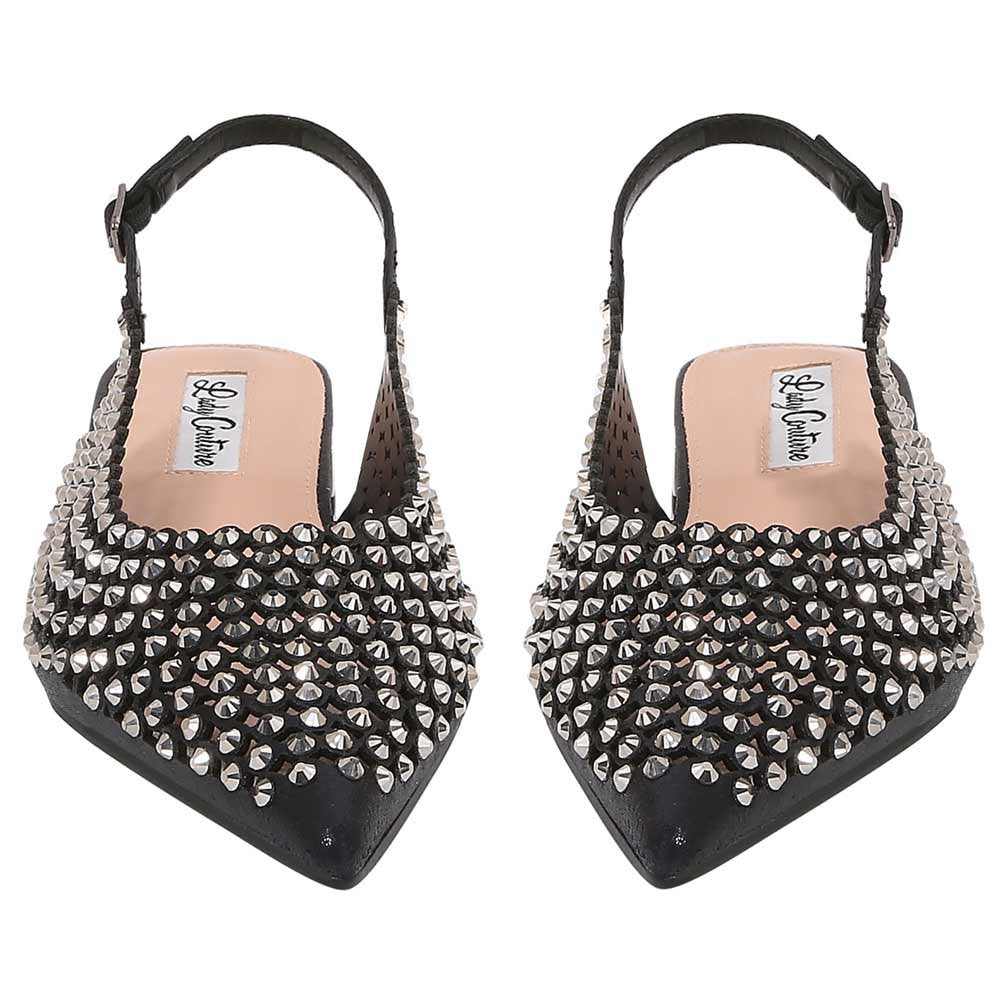 Lady Couture 0.75” Heel Emmy Flats in Black