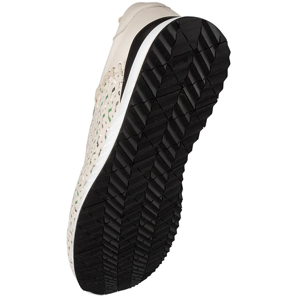 Mezlan Men's Plata Laser-Cut Light Green Multi Designer Sneaker