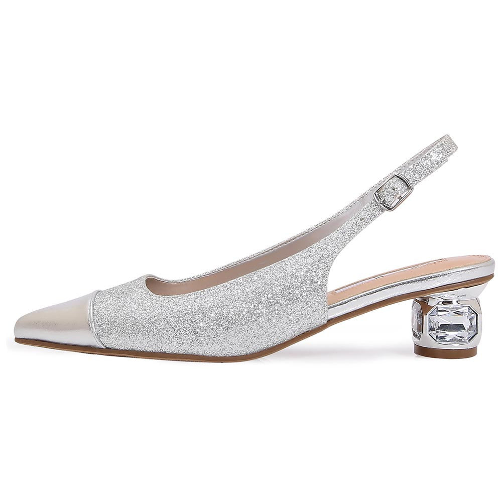 Lady Couture Saphire Pump 1.5” In Silver