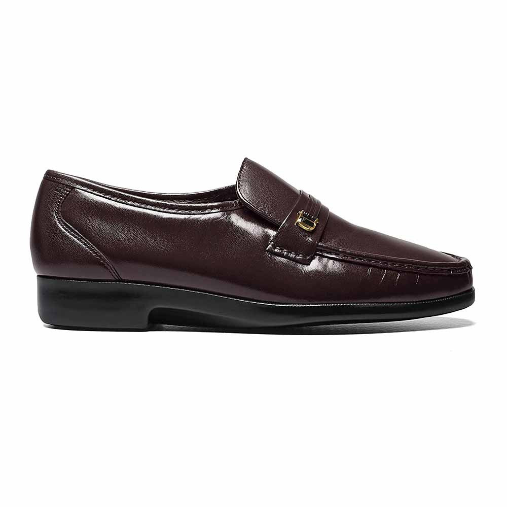 Florsheim Riva Burgundy Moc Toe Bit Loafer