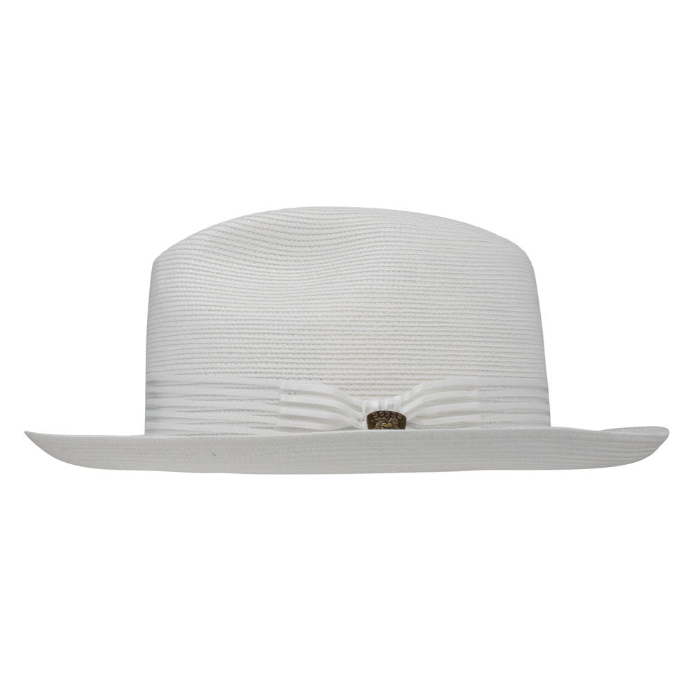 Dobbs Harrod White Florentine Milan Straw Hat