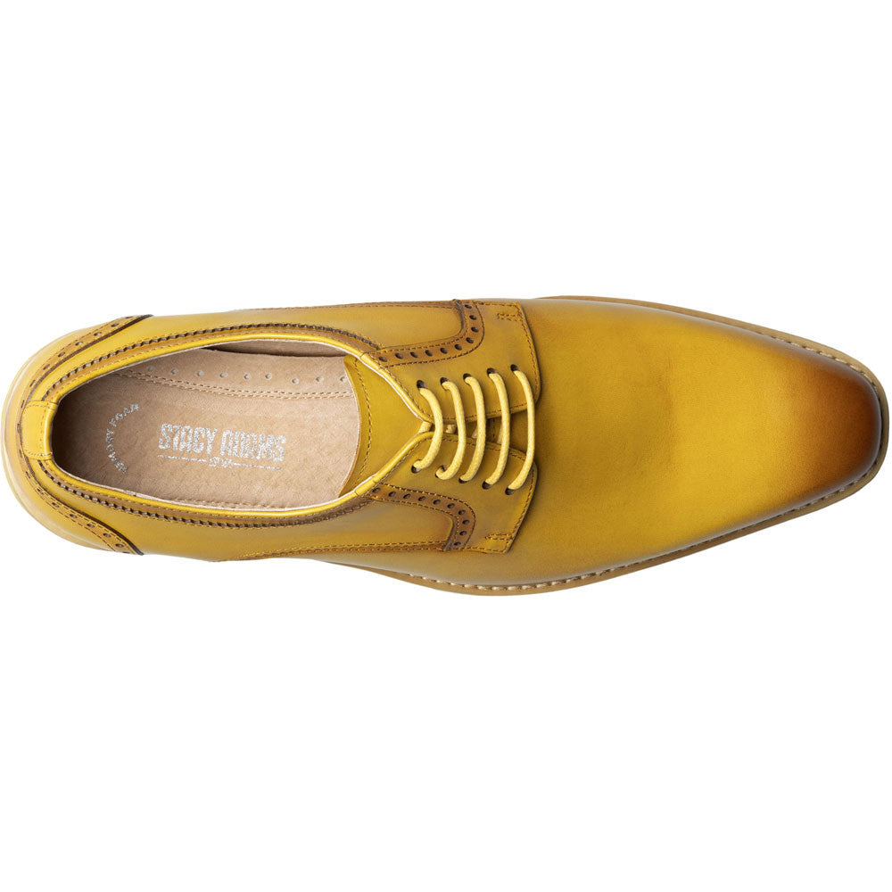 Stacy Adams Barringer Plain Toe Oxford in Yellow
