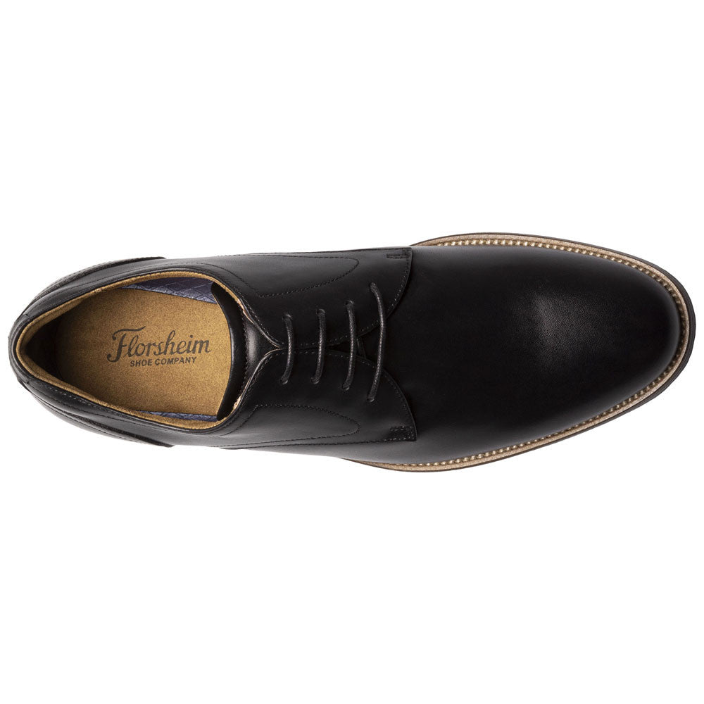 Rucci PlainToe Oxford | Florsheim Black Dress Shoes for Men