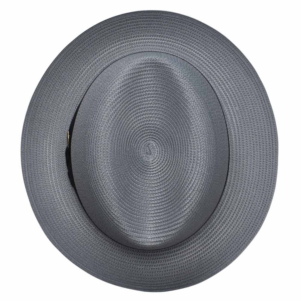 Dobbs Parker Grey Florentine Milan Synthetic Straw Dress Hat