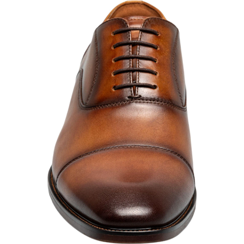 Florsheim Sorrento Cognac Lux Cap Toe Balmoral Oxford Men's Shoes