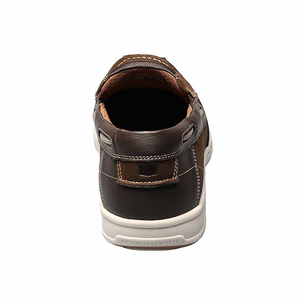 Florsheim Lakeside Brown Moc Toe Slip On Shoes
