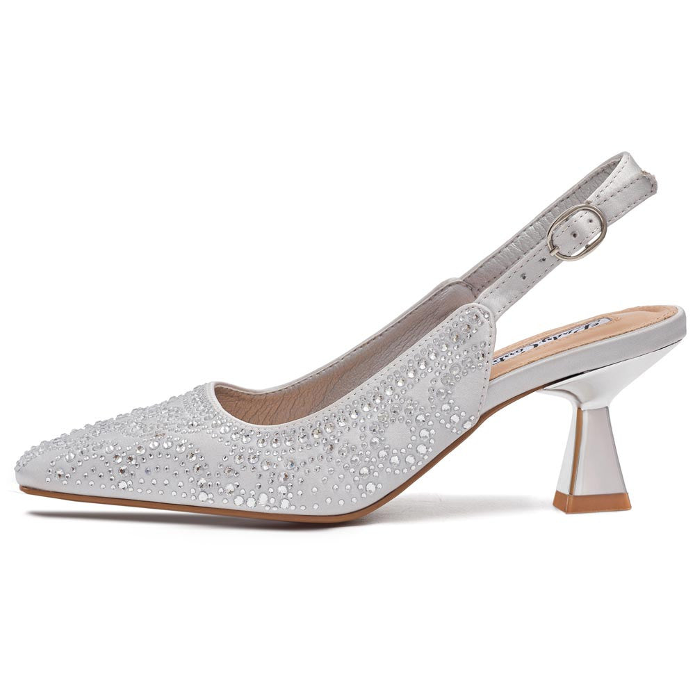 Lady Couture Lucy Pumps 2.5" Heels in Silver