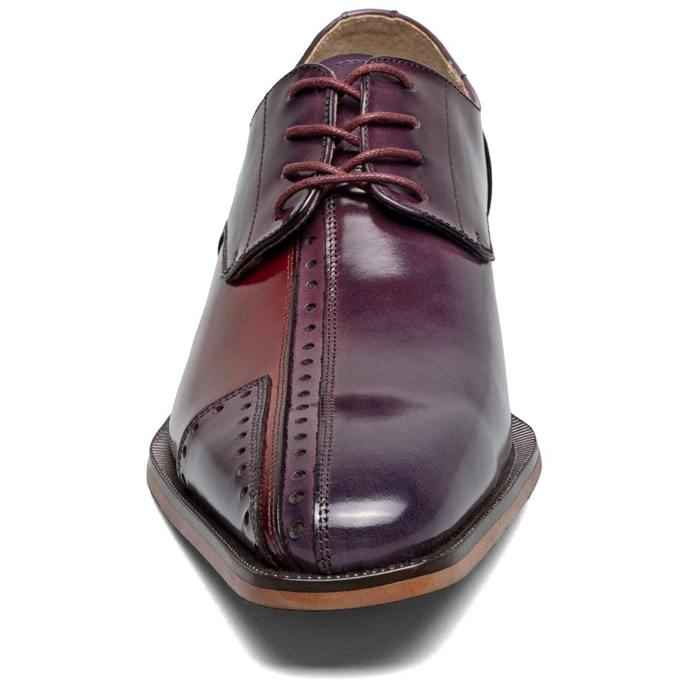 Palmento Modified Cap Toe Oxford | Stacy Adams Dress Shoes in Burgundy Multi for Men
