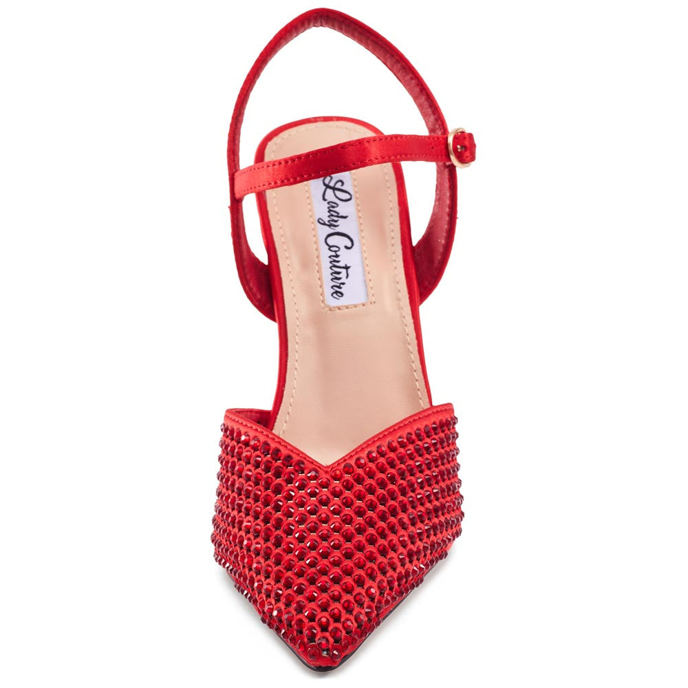 Lady Couture Tango Pump 4” Heel in Red