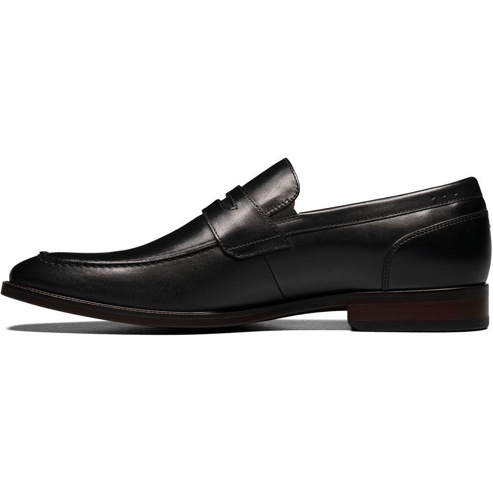 Florsheim Sorrento Black Moc Toe Penny Loafer Men's Dress Shoes