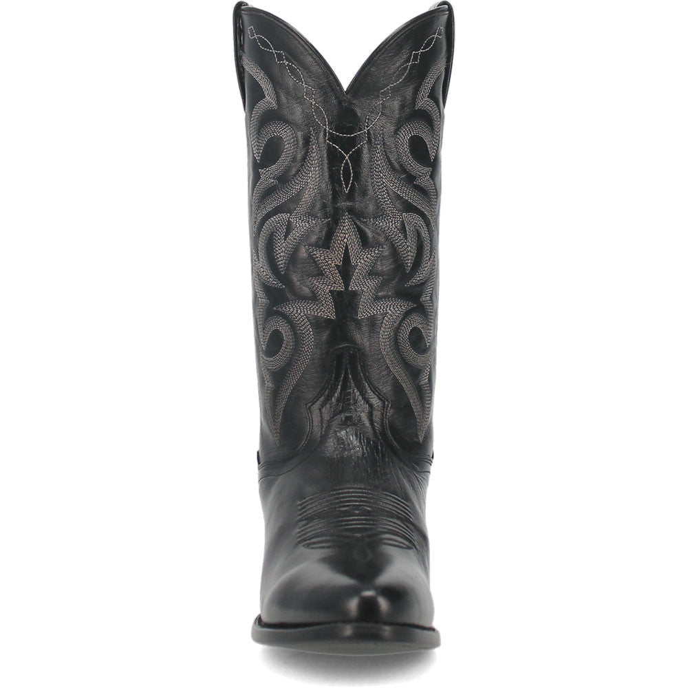 Dan Post Men’s Milwaukee 13” Round Medium Toe Black Leather Cowboy Boot