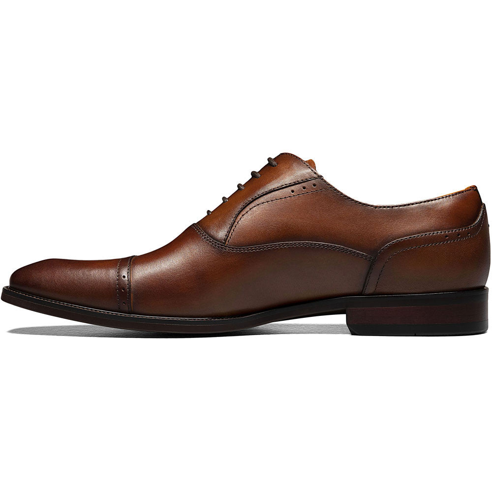 Florsheim Sorrento Cognac Cap Toe Oxford Shoes