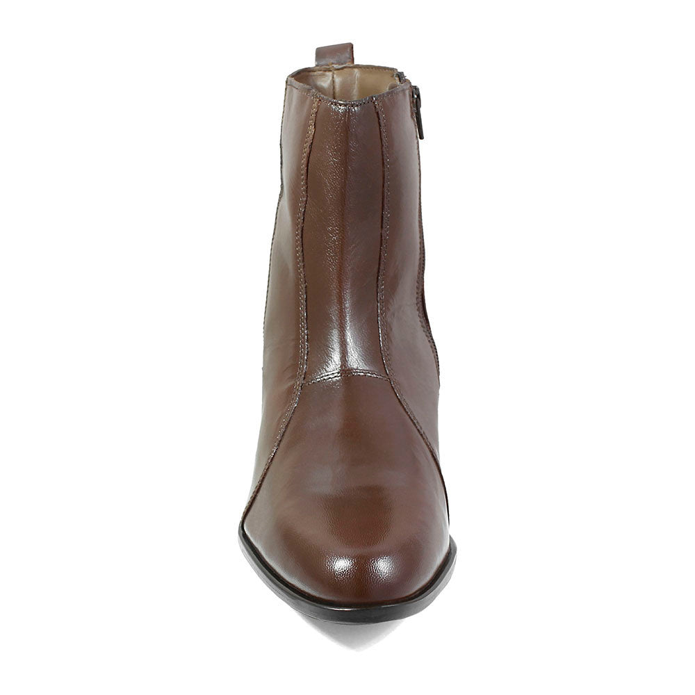Stacy Adams Santos Cognac Leather Dress Boot