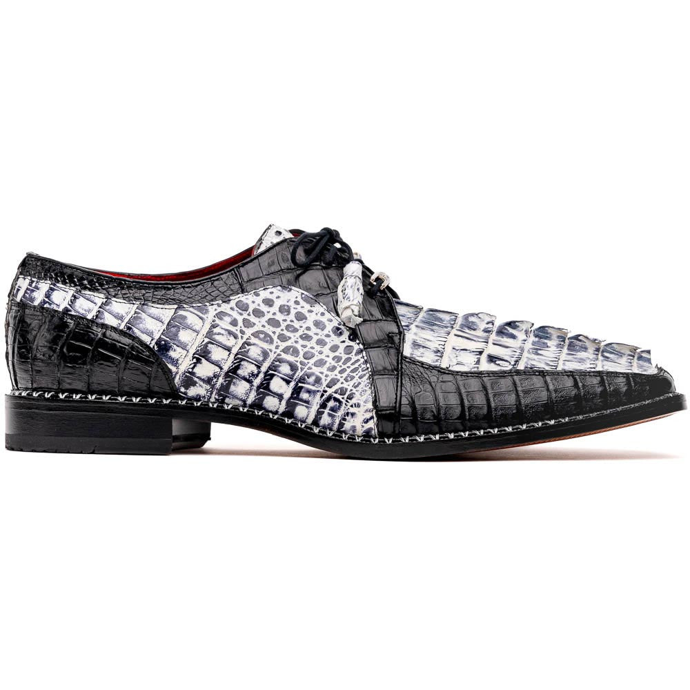 Caribe Men’s Genuine Hornback Caiman Crocodile Dress Derby | Marco Di Milano