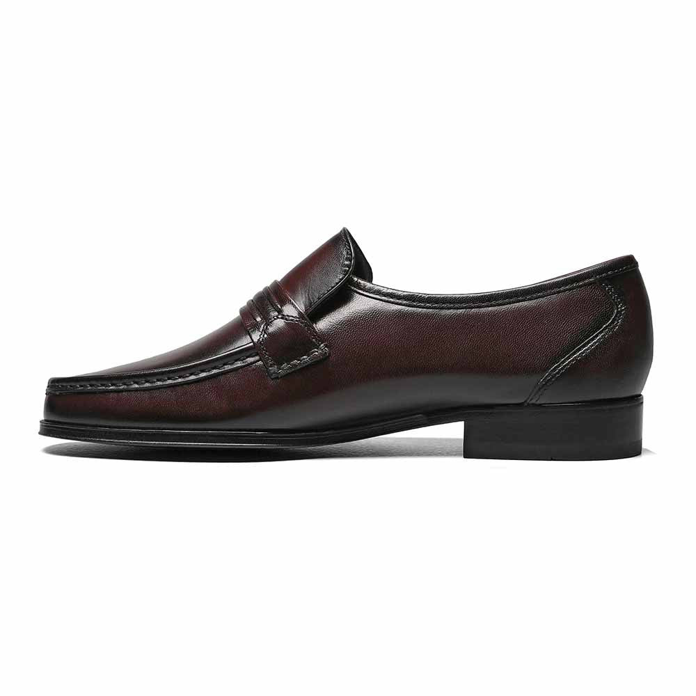 Florsheim Como Black Cherry Moc Toe Strap Loafer