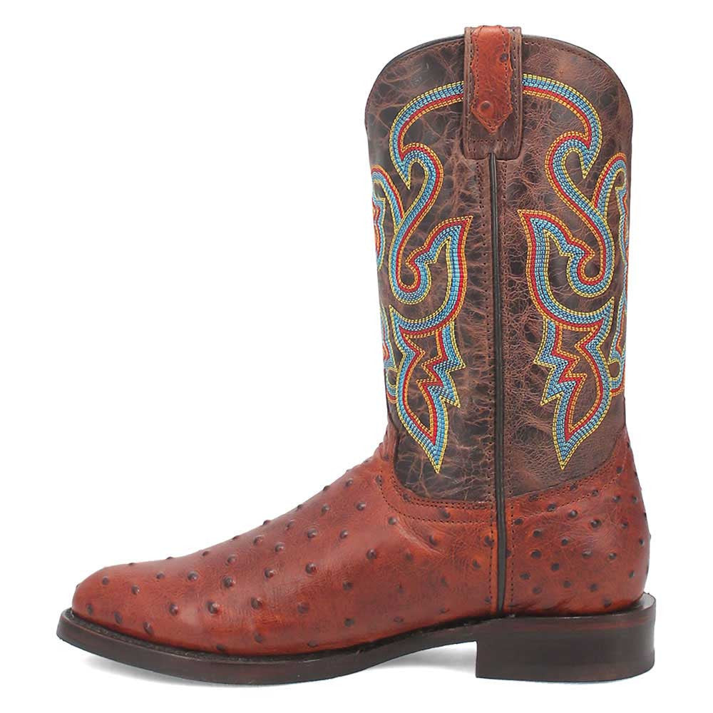 Dingo's Saw Buck Brown Lizard Print Leather Boots