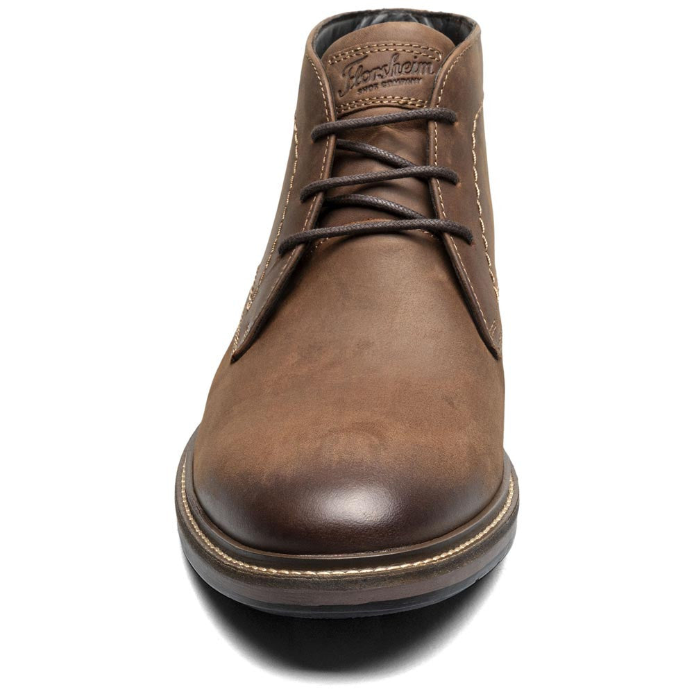 Forge Plain Toe Chukka Boot | Florsheim Brown CH Dress Boots for Men