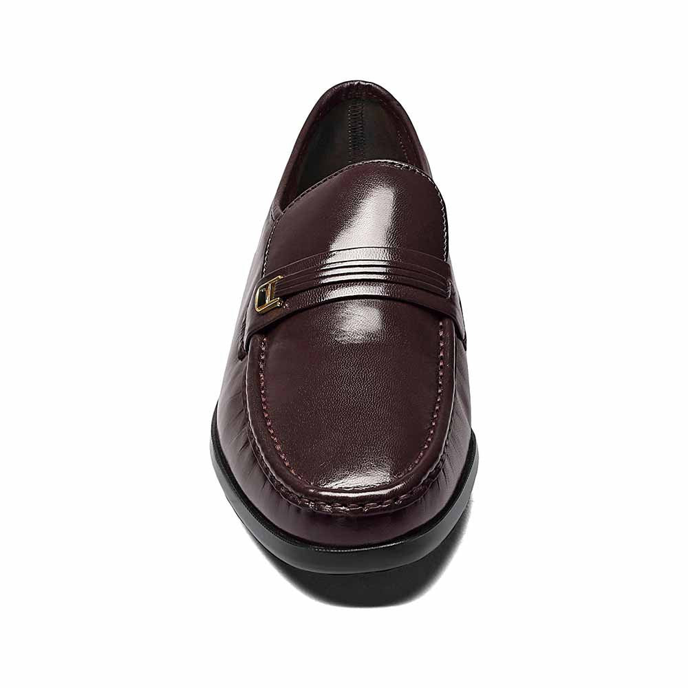 Florsheim Riva Burgundy Moc Toe Bit Loafer