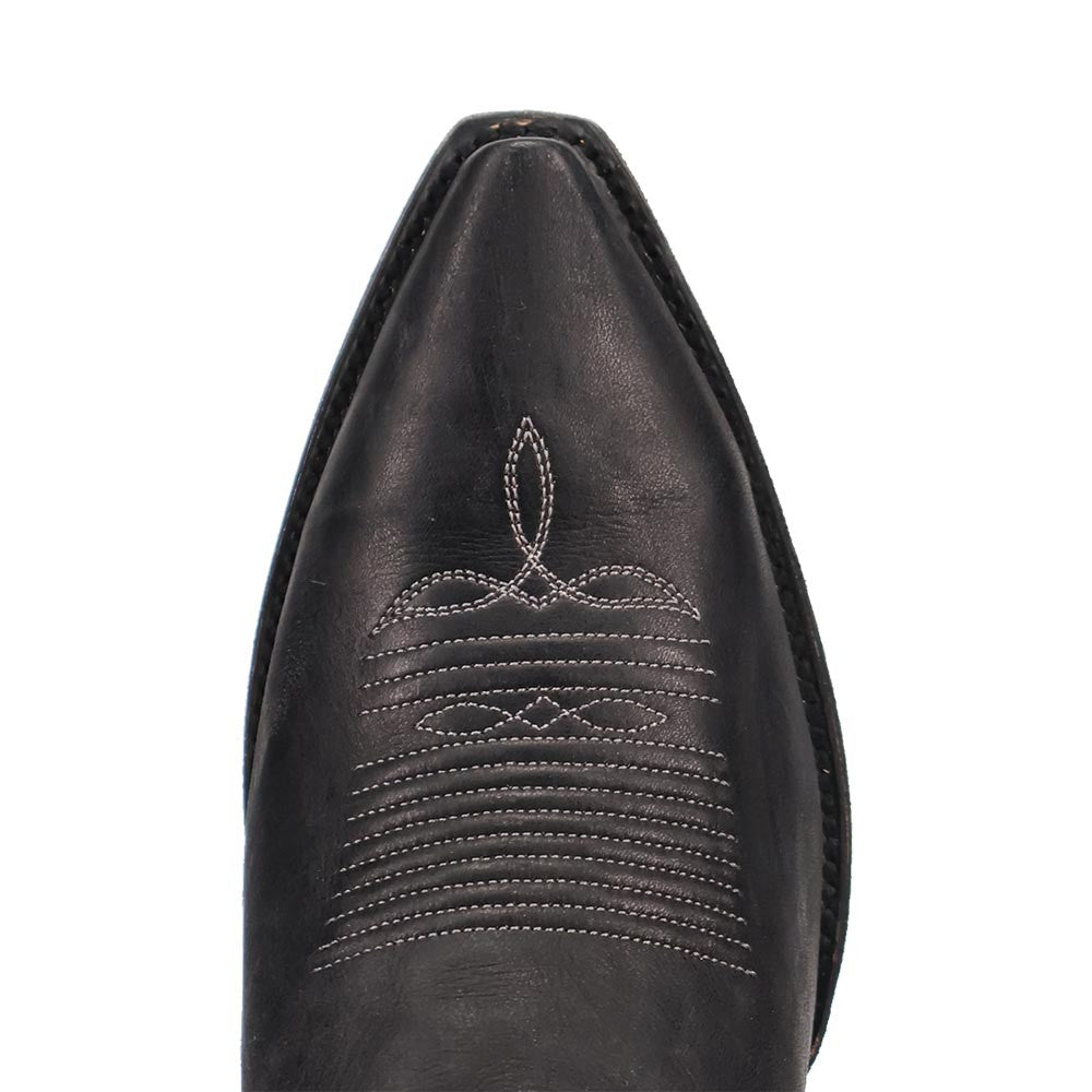 Dan Post Men’s Diesel Black 13” Snip Toe Cowboy Boots