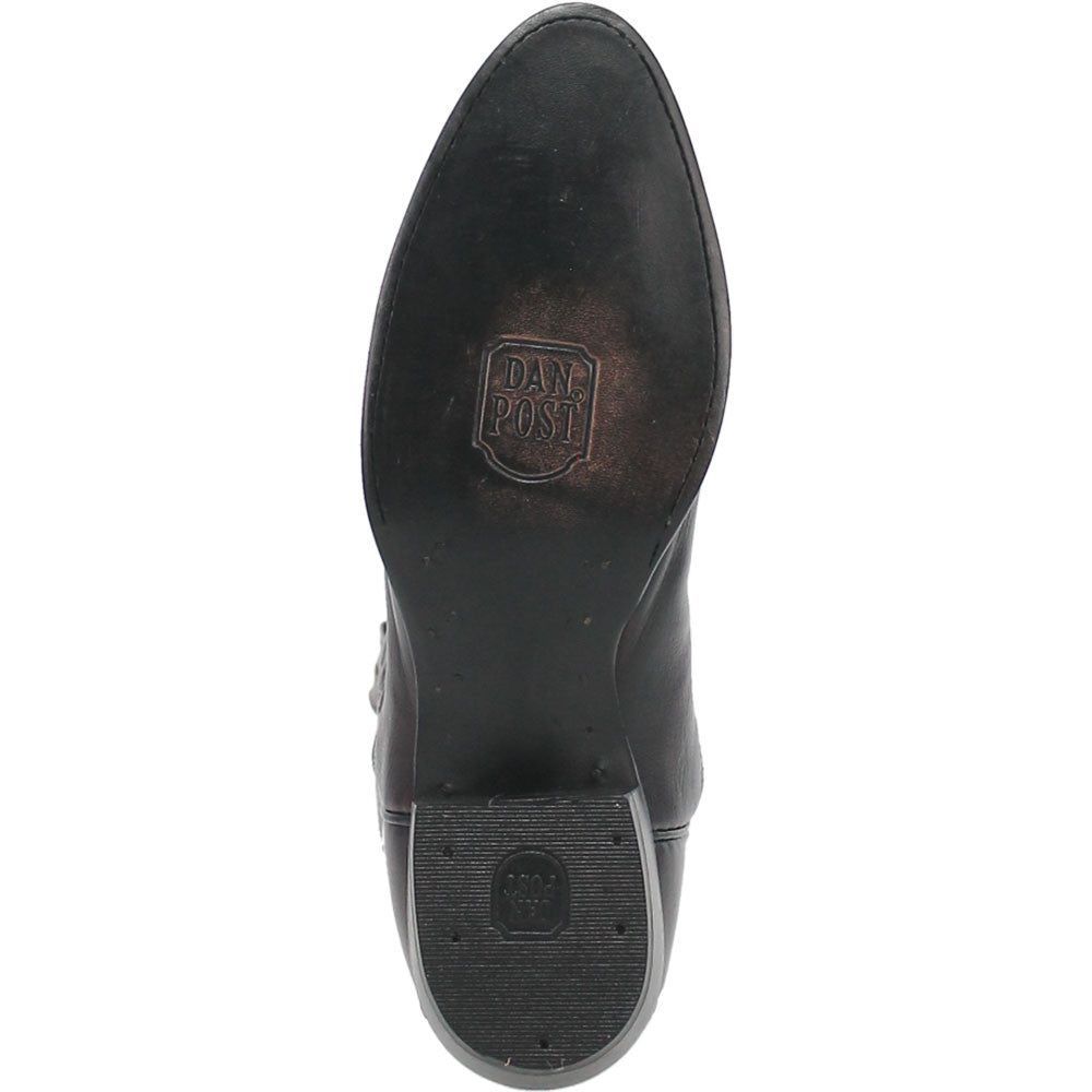 Dan Post Milwaukee Blackcherry Leather RoundToe Western Cowboy Boot(US Men Size)