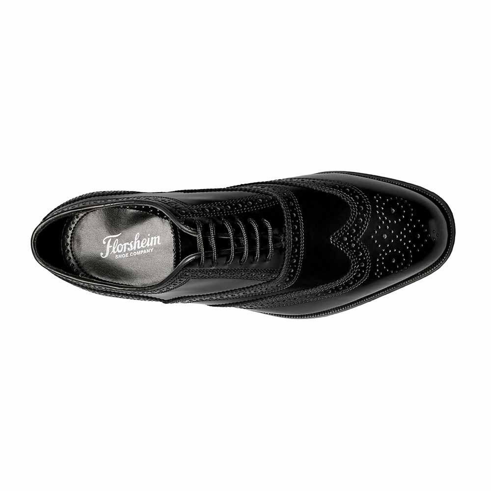 Florsheim Lexington Oxford Black Wingtip Shoes