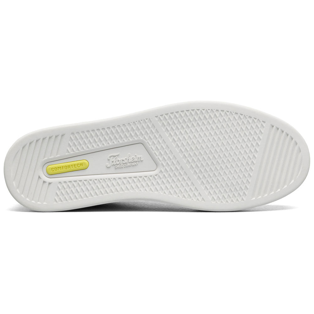 Norwalk Monopoli Lace To Toe Sneaker | Florsheim Cream Dress Sneakers for Men