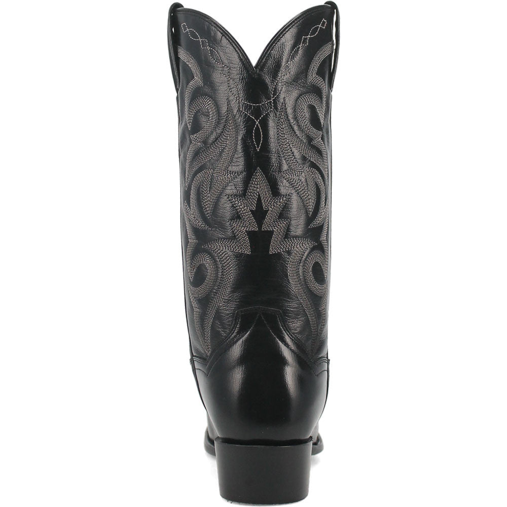 Dan Post Men’s Milwaukee 13” Round Medium Toe Black Leather Cowboy Boot