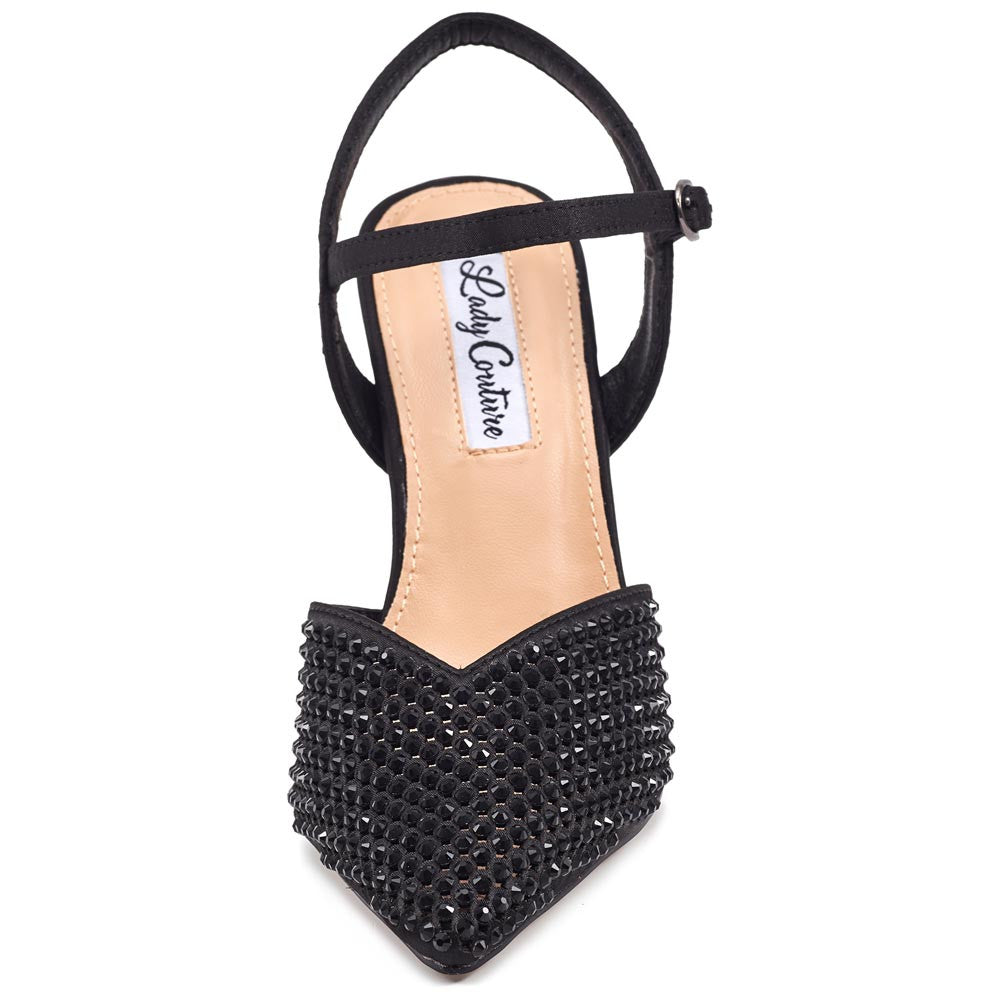 Lady Couture Tango Pump 4” Heel in Black