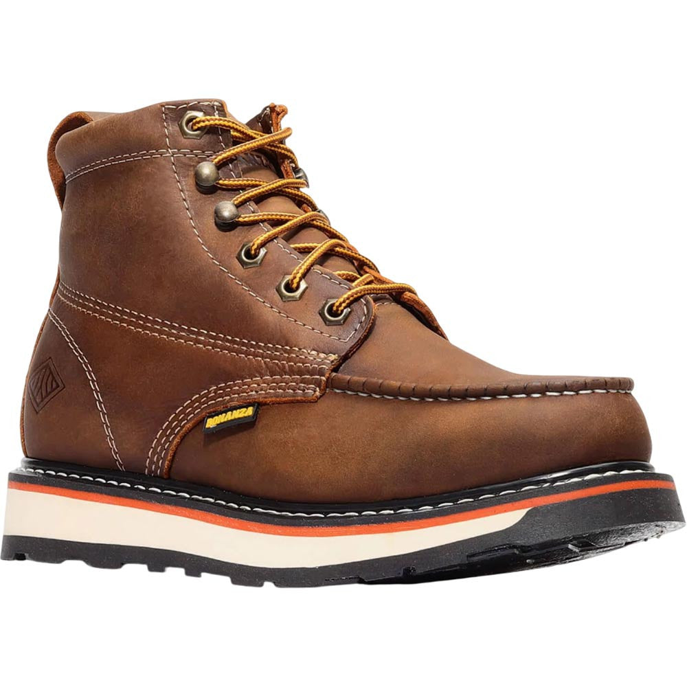 Bonanza Frontier Dual 6" Crazy Brown Men's Work Boots